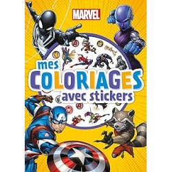 MARVEL - Mes Coloriages avec stickers