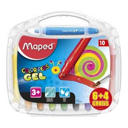 GEL CRAYON BOITE 6+4 MAPED