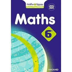 Maths et tiques 6e (2025) - Manuel élève