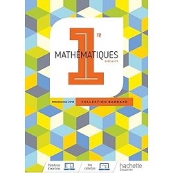 Barbazo Maths 1ère - Livre élève - Ed. 2019