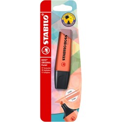 STABILO BOSS PASTEL MELLOW COR.RED CARDB.BL.