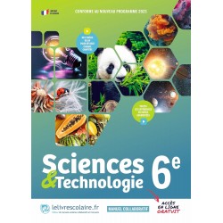 Sciences & Technologie 6e ed 2024