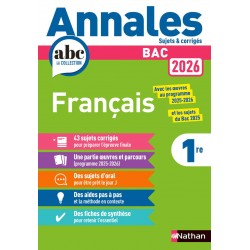 ANNALES ABC DU BAC 2026 - FRANÇAIS 1RE
