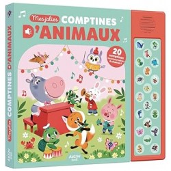 MES JOLIES COMPTINES D'ANIMAUX - 20 PUCES SONORES
