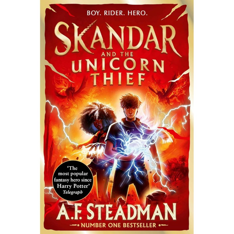 Skandar and the Unicorn Thief de A.F. Steadman9781398556799