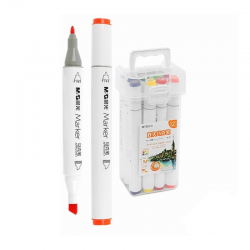 DOUBLE TIPS MARKER – 12 COLOURS M&G