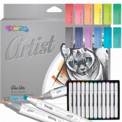 SKETCH MARKER GOLORINO 12 DOUBLE FACE