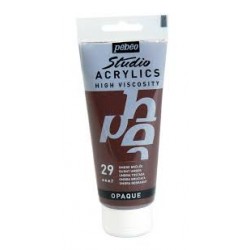 Pébéo 29 Studio Acrylique Tube OMBRE BRULEE 100 ml