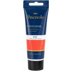 copy of Deli Finenolo Acrylic Paint Tube 75 ml BRILLIANT RED