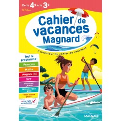 Cahier de vacances 2026, de la 4e vers la 3e