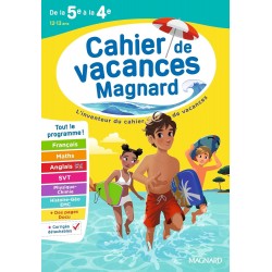 Cahier de vacances 2026, de la 5e vers la 4e
