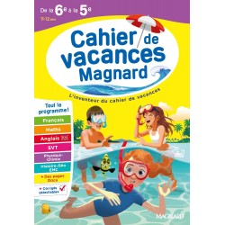 Cahier de vacances 2026, de la 6e vers la 5e