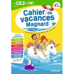 Cahier de vacances 2026, du CP vers le CE1 6-7 ans