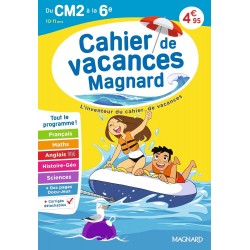 Cahier de vacances 2026, du CM2 vers la 6e 10-11 ans