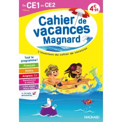 Cahier de vacances 2026, du CE1 vers le CE2 7-8 ans