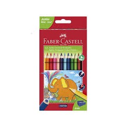 FABER-CASTELL Crayon Jumbo triangulaires