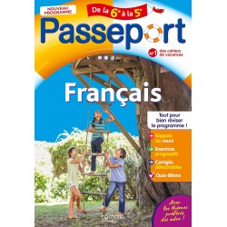 PASSEPORT -FRANÇAIS DE LA 6E À LA 5E - CAHIER DE VACANCES 2026