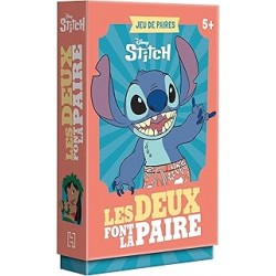 STITCH - Jeu de cartes - Les Deux font la paire