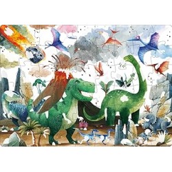 Puzzle magique à l'eau - Les dinosaures