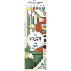 Déco design - Mes marque-pages à colorier