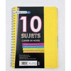 CAHIER DE NOTES 10 SUJETS 480P SPIRAL SEYES