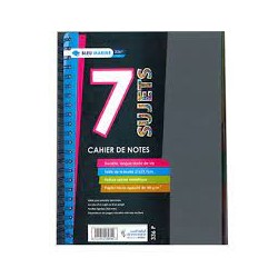 CAHIER DE NOTES 7 SUJETS 336P SPIRAL SEYES