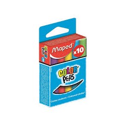Lot de 10 craies de couleur – MAPED