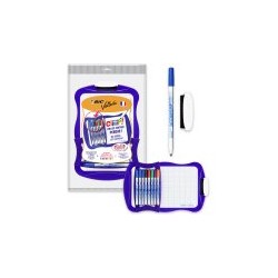 Ardoise Velleda Clip 21 x 31 cm + 8 Feutres