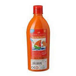 Faber-Castell Bouteille Gouache Peinture Ready Mix Tempera 500ml -ORANGE