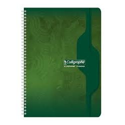 CAHIER SPIRALE 100 P SEYES 70 G  21*29.7 CALLIGRAPHE
