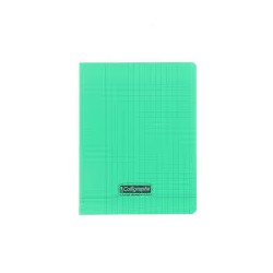 CAHIER PIQUE 17X22CM 32P 3MMI 90G - VERT