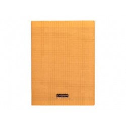 CAHIER 24*32 96P POLYPRO ORANGE