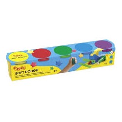 JOVI COFFRET DE PÂTE A MODELER  DE 5 POTS 110G