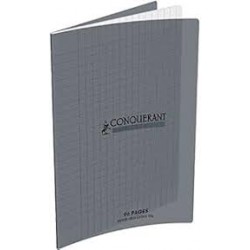 CAHIER POLYPRO 17*22 CONQUERANT 96 P NOIR