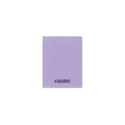 CAHIER 24*32 96P CONQURANT POLYPRO LILAS