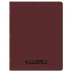 CAHIER POLYPRO 17*22 CONQUERANT MARRON