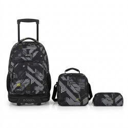 PACK TROLLY GABOL 3 PCS BYTE - CARTABLE + TROUSSE + SAC A GOUTER
