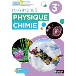 Cahier de Physique-Chimie 3e