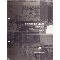 copie double clairefontaine 17*22 -200 page