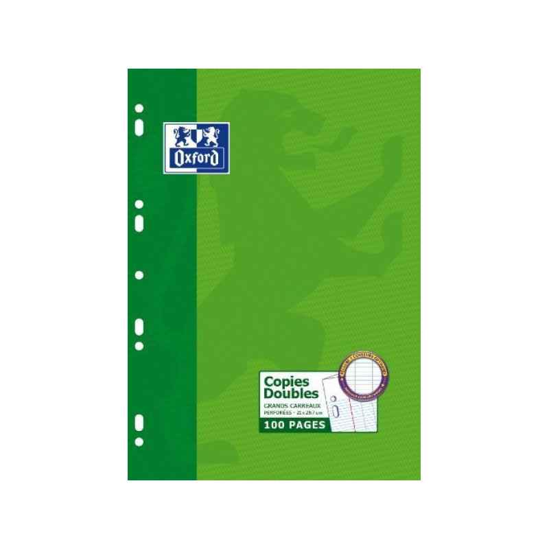 double feuille grand format 100 pages oxford