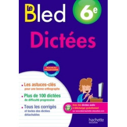 Cahiers bled dictées 6e