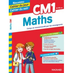 Nouveau cahier du jour cahier du soir - Maths CM1