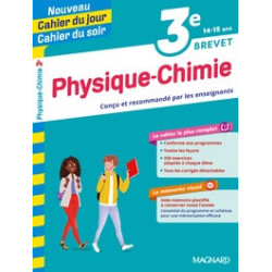 Cahier du jour/Cahier du soir Physique-Chimie 3e