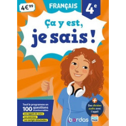 Français 4e Ca y est, je sais !Edition 20199782047357347