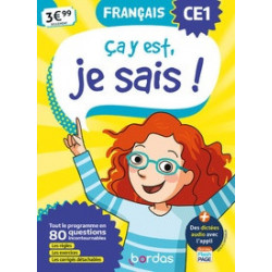 Français CE1 Ca y est, je sais ! Edition 20199782047357200