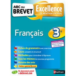 ABC Excellence Brevet Français 3e - Nouveau brevet9782091520308