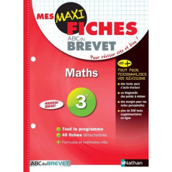 Mes MAXI Fiches Mathématiques 3ème9782091891071
