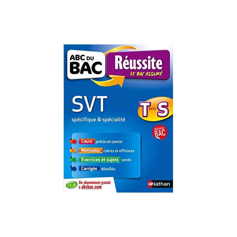 ABC du BAC Réussite SVT Term S9782091892085