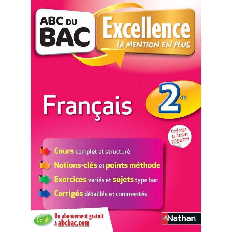 ABC EXCELLENCE FRANCAIS 2DE9782091880884
