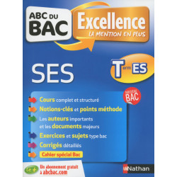 ABC du BAC Excellence SES Term ES9782091894294